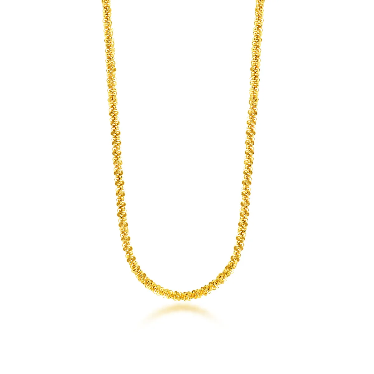 

Classic Chain Necklace 925 Silver Necklace 18K Gold Plated Chain Necklace for Women