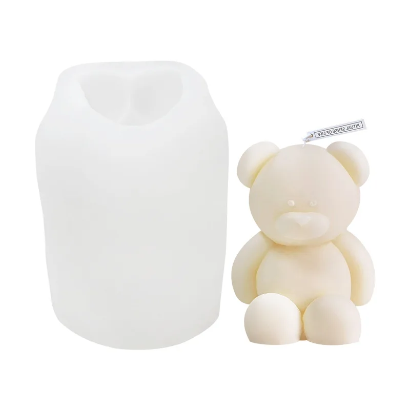 

Polar Bear Scented Candle Mold Silicone Mold for Candles Home Decoration