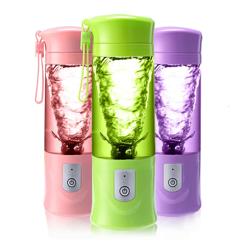 

High Quality Customized Logo Acceptable Rechargeable Fruit Juice Extractor Home Electric Portable Usb Mini Juicer Blender