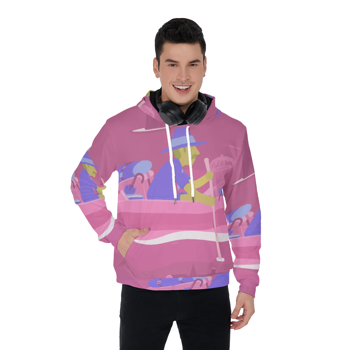 

2022 Cute Custom Sublimation 100% Polyester Hoodies Unisex, Customized color