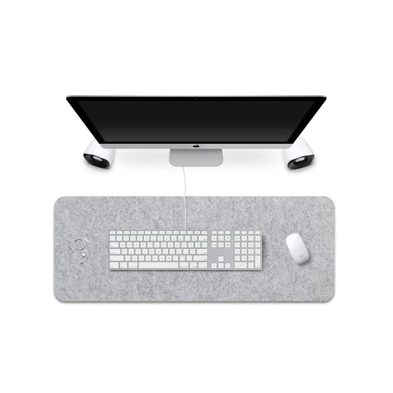 

Extended Gaming Mouse Pad Non-Slip Desk Pad Protector Office Writing Felt Mat, Same as pic. or customized