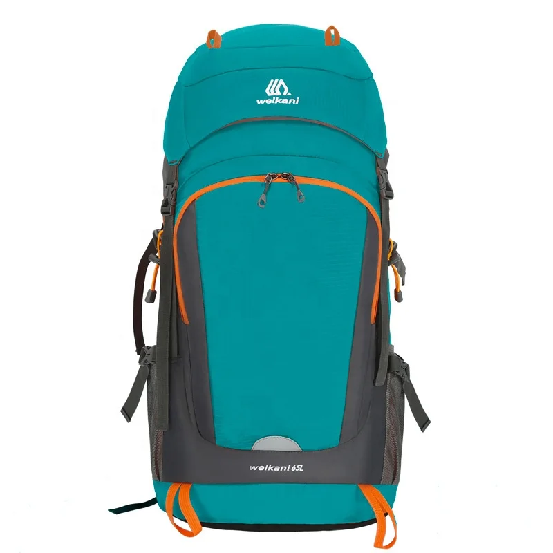 

New waterproof mountaineering bag for sports travel, Lake blue, black, orange, blue