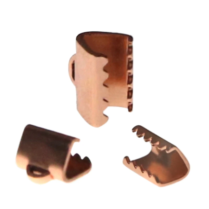 

Components Jewelry Findings Kumihimo Caps Cup Cord End Cap Fit For Jewelry Making, Rose gold