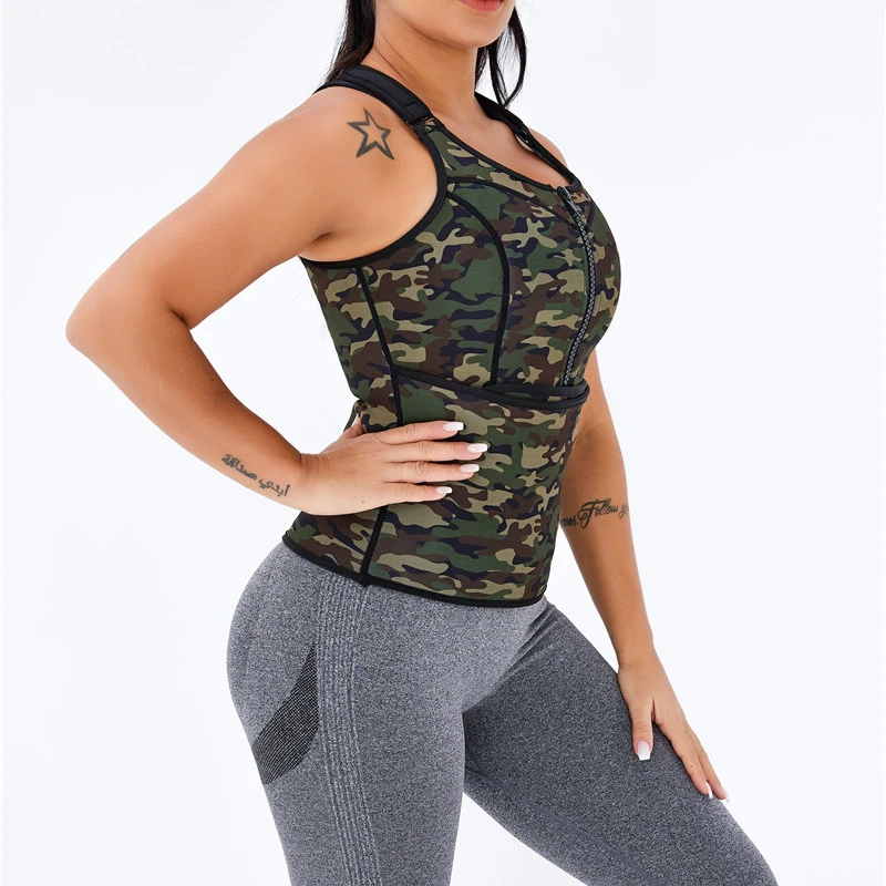 

High-quality Adjustable Women's Breasted Camouflage Corset Corset Waist Exercise Sports Abdominal Training Waist Trimmer