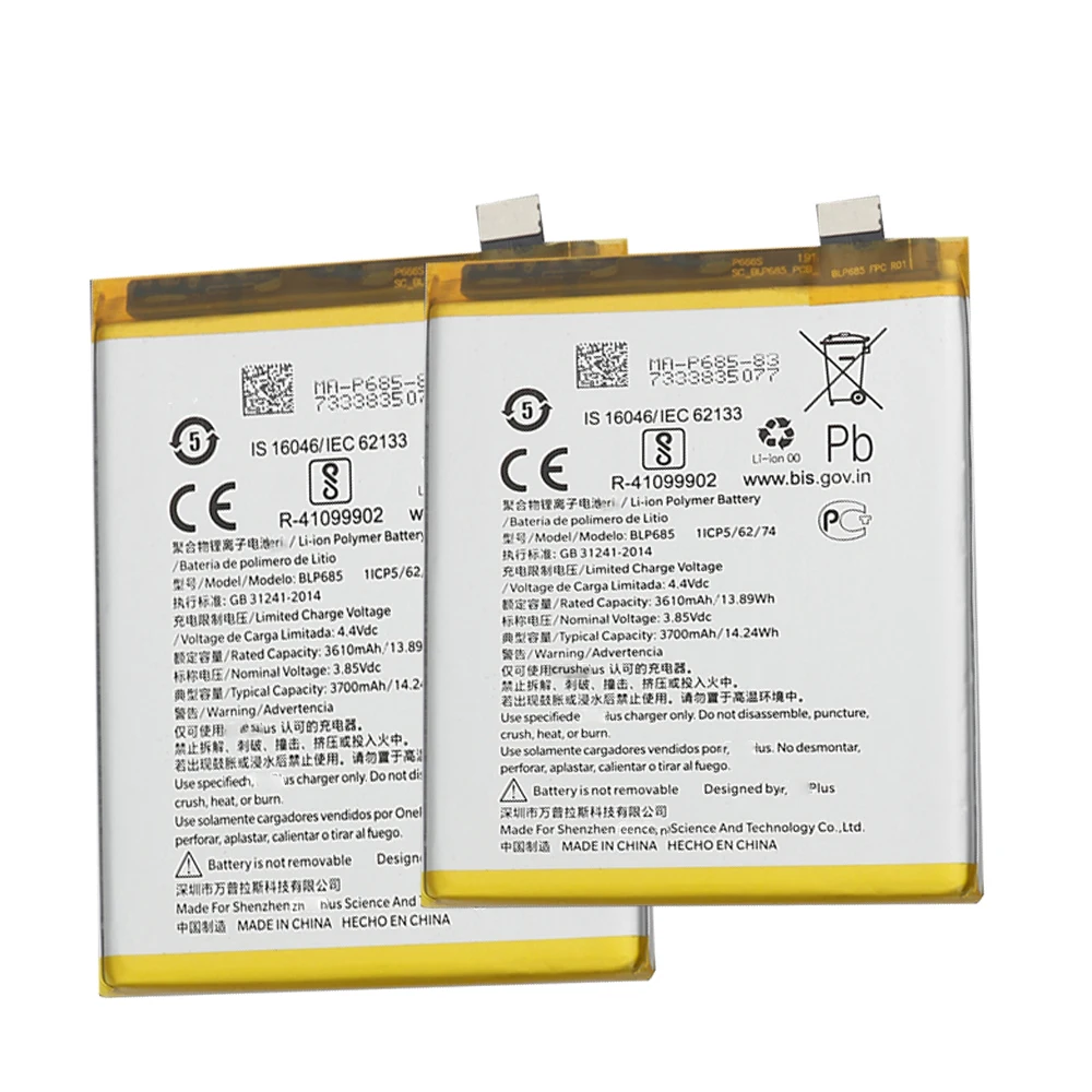 

Bettery Manufacturer Original Mobile Phone Li-ion Battery Replacement 3.88v 3100mah For One Plus 1 2 3