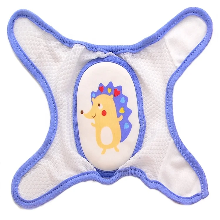 

Children's adjustable mesh knee-pad cartoon baby crawling child wrestling knee-pad baby supplies, Pink, blue, brown baby kneepad