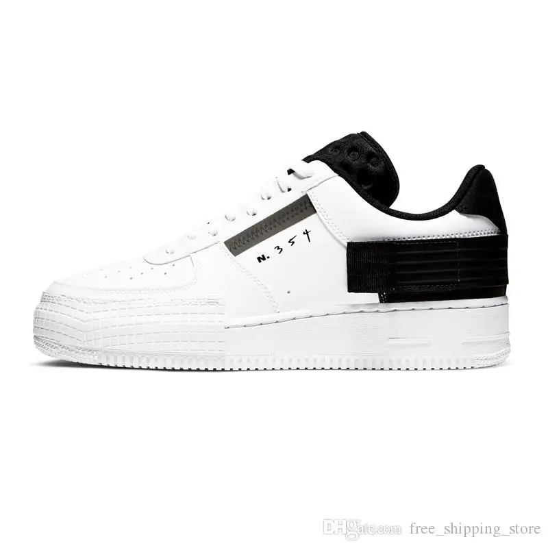
2020 new Arrival white black air skateboarding shadow n354 sneakers 