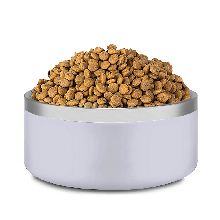 

2022 everich Manufacturer wholesale high quality multi colors dog slow feeder pet cat dog stainless steel water food bowl