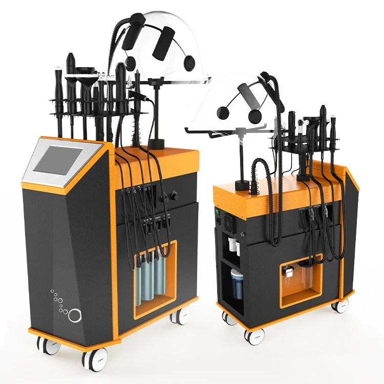 

2022 Multifunctional Facial Home Use Anti-Aging Skin Care Machine Beauty Device Manufacturing, Orange and black