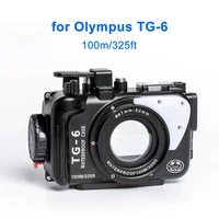 

Seafrogs 100m 325ft Underwater Diving Case Aluminum alloy Waterproof Camera Housing for Olympus TG-6 TG6 Camera