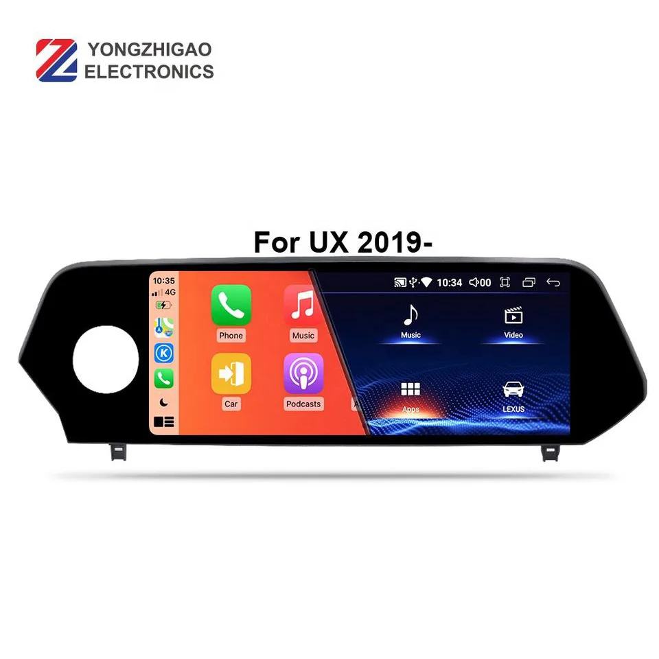 

YZG 10.25 Inch Car DVD Player Multimedia Radio GPS Touch 8 Core Android 10.0 Carplay Screen Navigation for Lexus UX 2019 2020