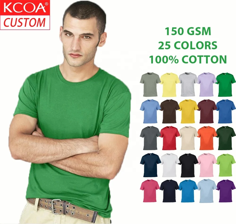 

China No Brand Personalized Short Sleeve Custom White T-shirt Men