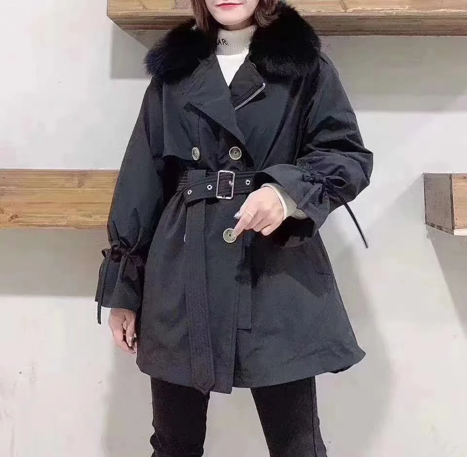 

Hooded Ladies Coat Korean Style Color Female Women Down Jacket Winter Jacket