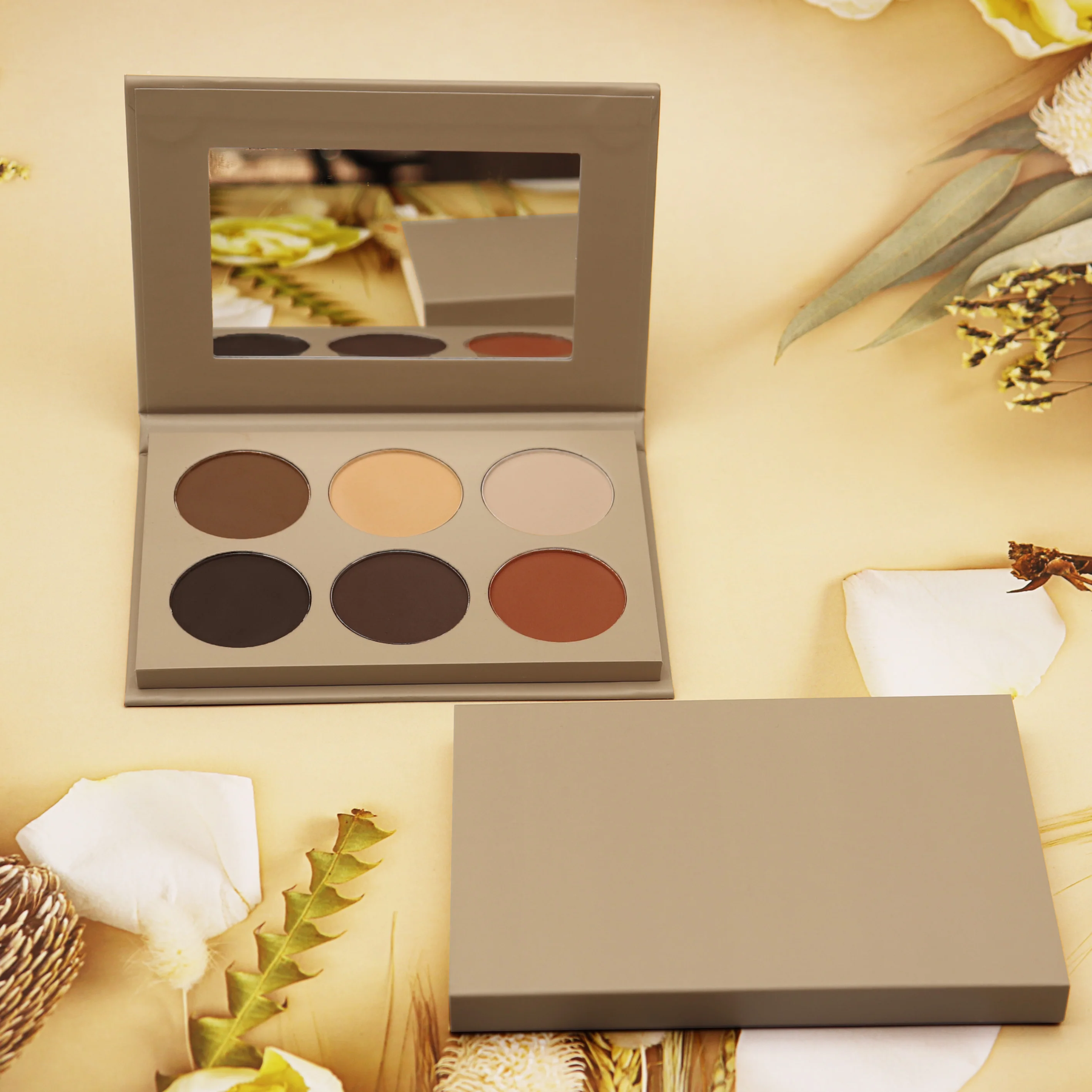 

Wholesale face makeup contouring powder palette 6 colors contour vegan