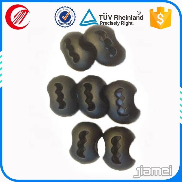 
Custom color leather drawstring stopper clothing accessories cord stoppers 