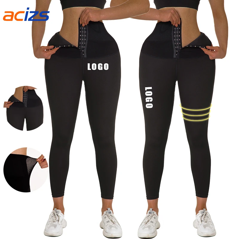 

Hot Solid Seamless Yoga High Waist Butt Lift Womens Workout Fitness Leggings Shapewear Opp Bag Print Pattern Print Logo 2pcs
