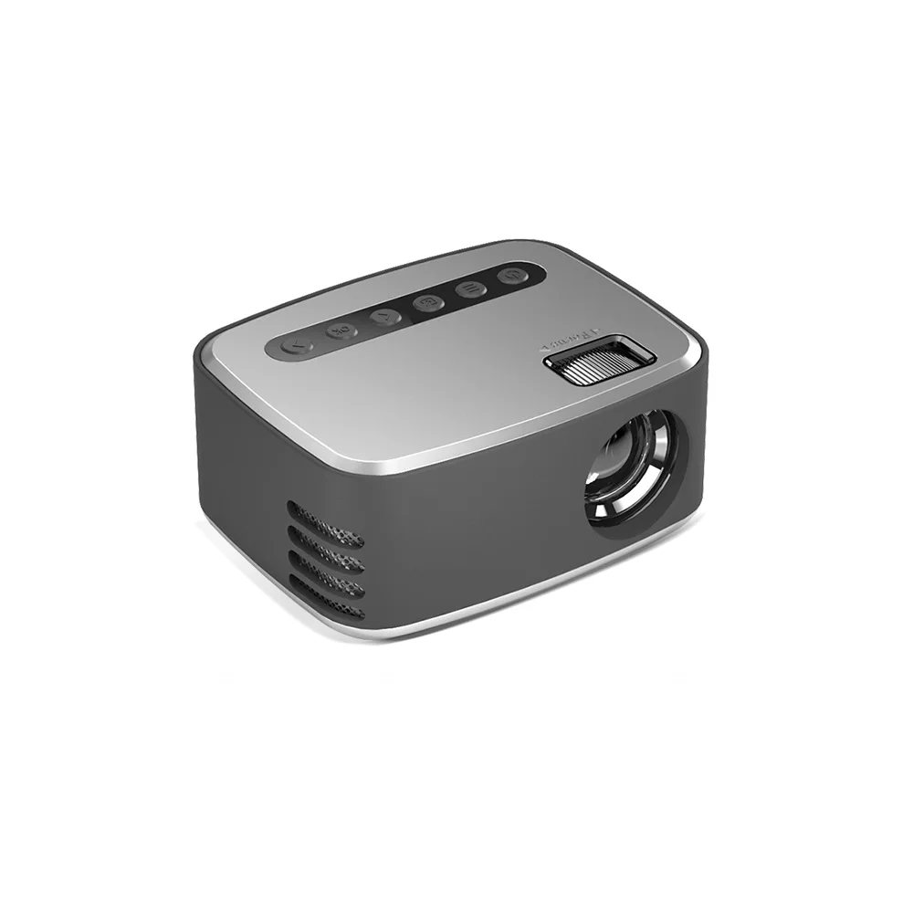 

LEJIADA T20 New Mini Portable Storage Bag 1080P USB HD 320x240 Pixe l LED Home Photo Media Video Player Cinema Projector Gray, Yellow