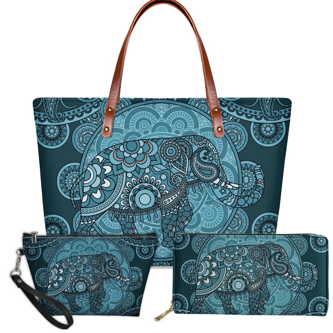 

Customized Retro Tribal Print High Quality Handbags With Bohemian Elephant Fendace Bag Handbags Fashionable Handbags For Women