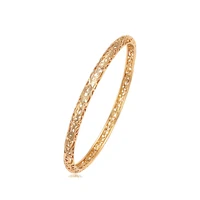 

52404 Xuping new arrival wholesale women gold plated bangle bracelet