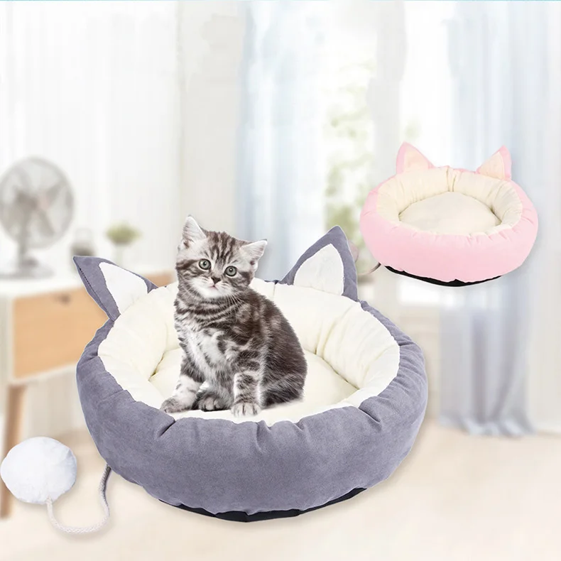 round pet bed