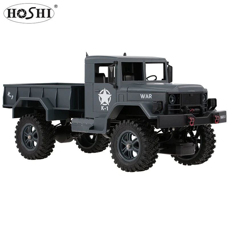 

HOSHI WLtoys 124302 1/12 RC Car 2.4GHz 4WD Full-Scale Speed 1200G Load Military Off-road RC Car for Beginners Toys for Children