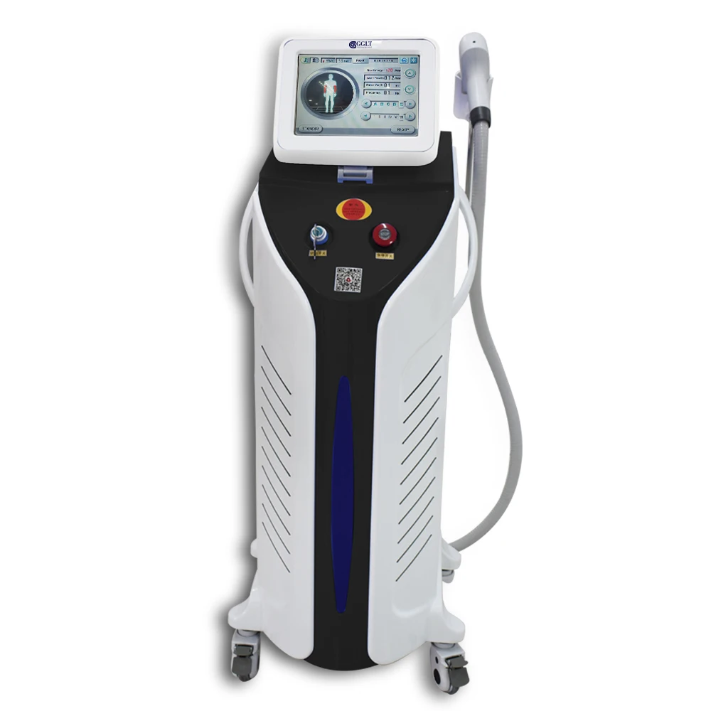 

Powerful Germany 808 diode laser hair removal machine, White in standard, free to change