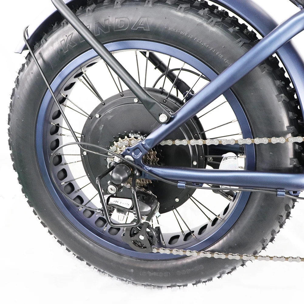 

2021 new model blue color CE approved 1000w fat electric cruise bike