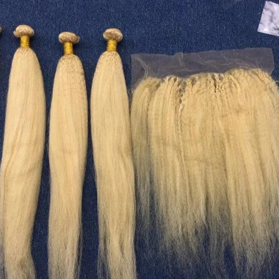 

transparent 613 frontal blonde bundles with frontal swiss lace frontal