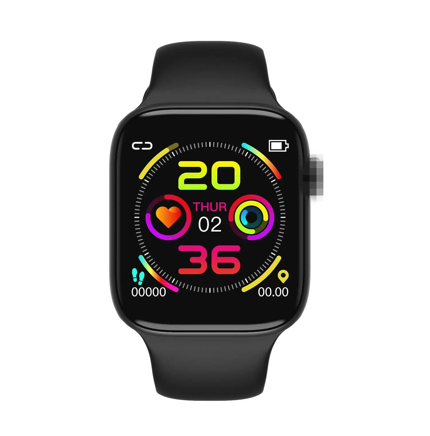 

New Arrival Full Colorful W4P Smart bracelet Heart Rate Monitor Multi Sport Fitness Tracker Smart watch IP67 waterproof, Black white pink