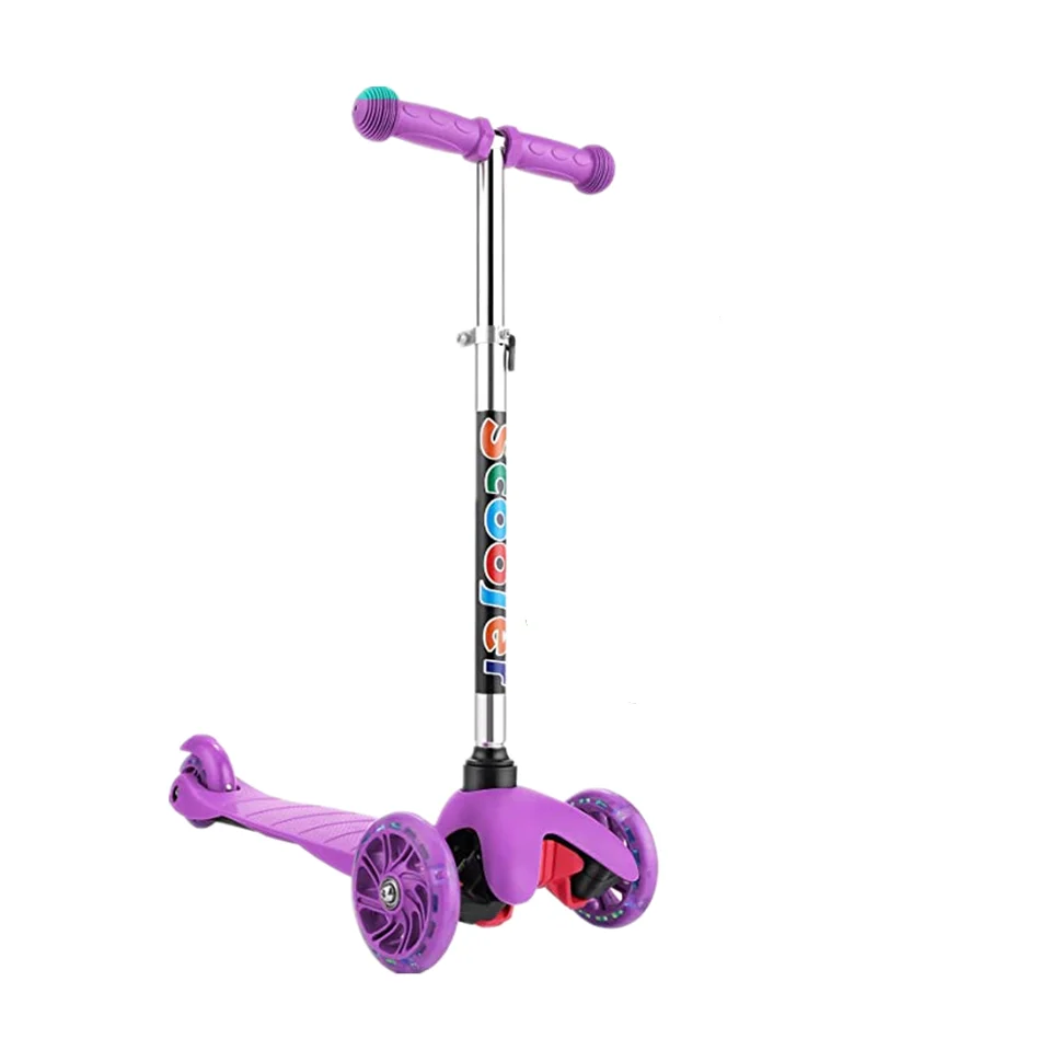 

Scooter kids 3 wheels child Cheap foot scooters with LED light