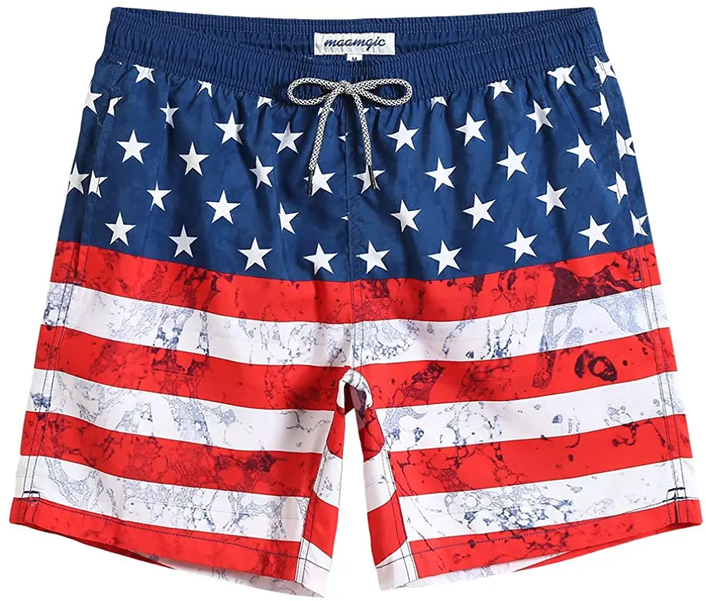 

HT Pattern customization and Quick Dry Swimming Trunks for Men, Customized color