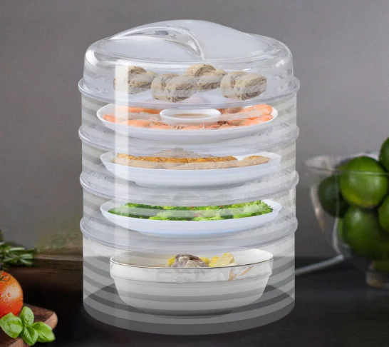
Transparent PET Insulation Food Cover Multi-layer Reusable Food Covers 