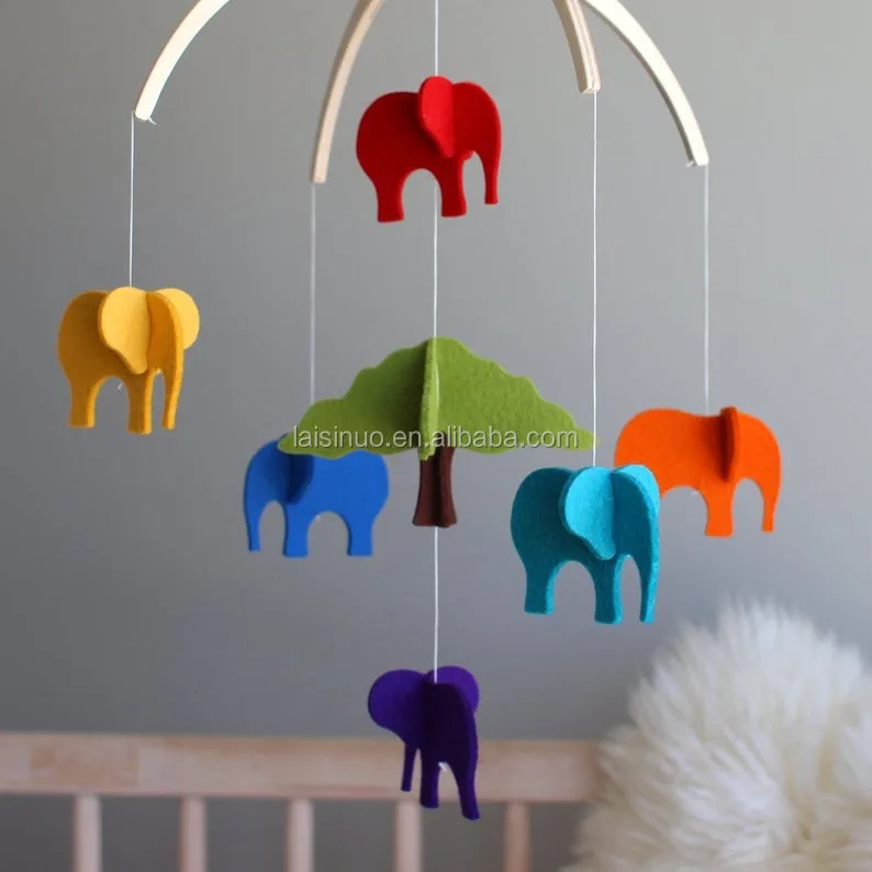 

2021 Amazon new trend baby toy felt mobile for kids