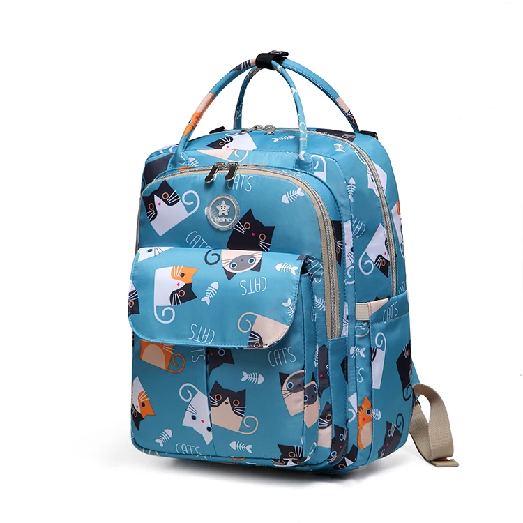 

2019 Newest fashion large capacity multi function diaper bag for mother care travel quilted nappy backpack, Optional