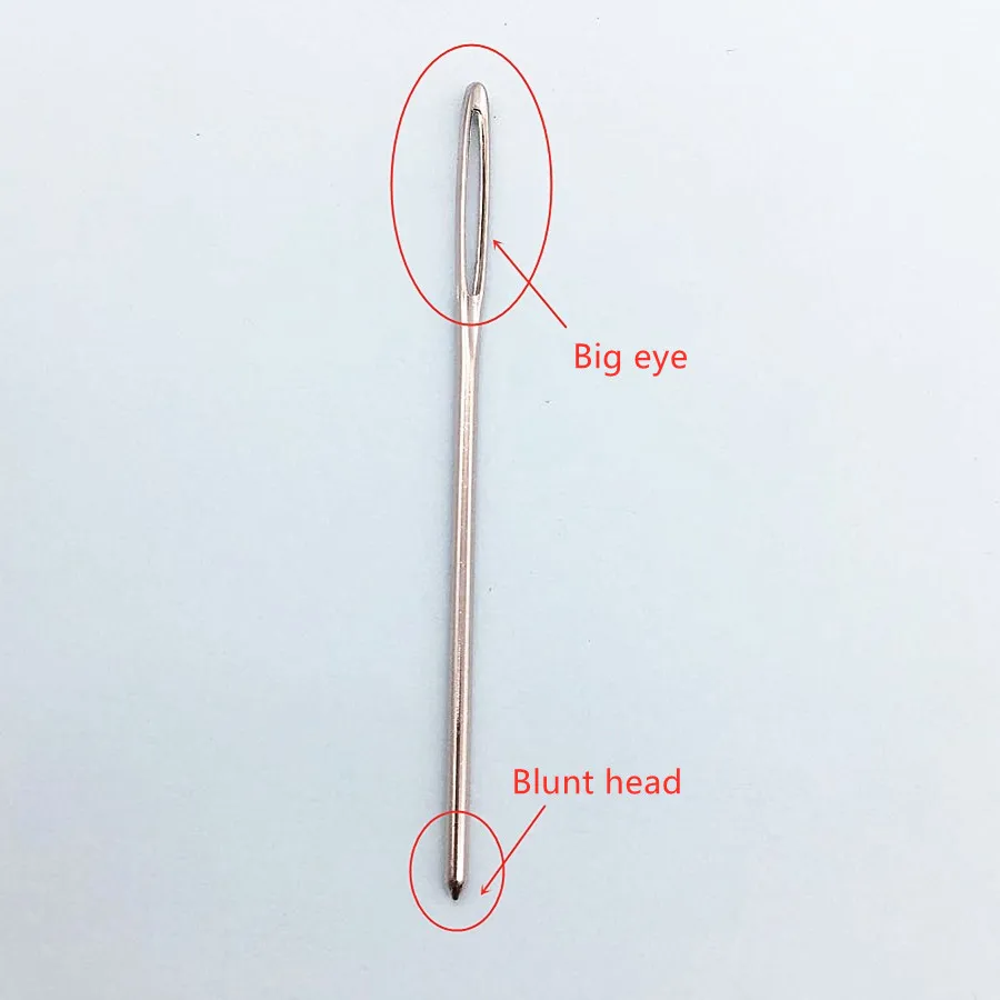 
Hand Sewing Needles Shape Point Sewing Needles Stainless Steel Large-Eye Sewing Machine Needles 