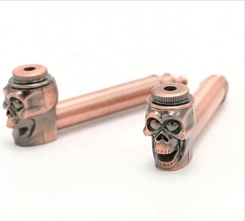 

Creative Metal Small Pipe Portable Filter Cigarette Holder Metal Pipe Smoking Accessories Hot, Shown