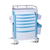 SKR-MT121 Simple Plastic Medicine Trolley Cart For Work