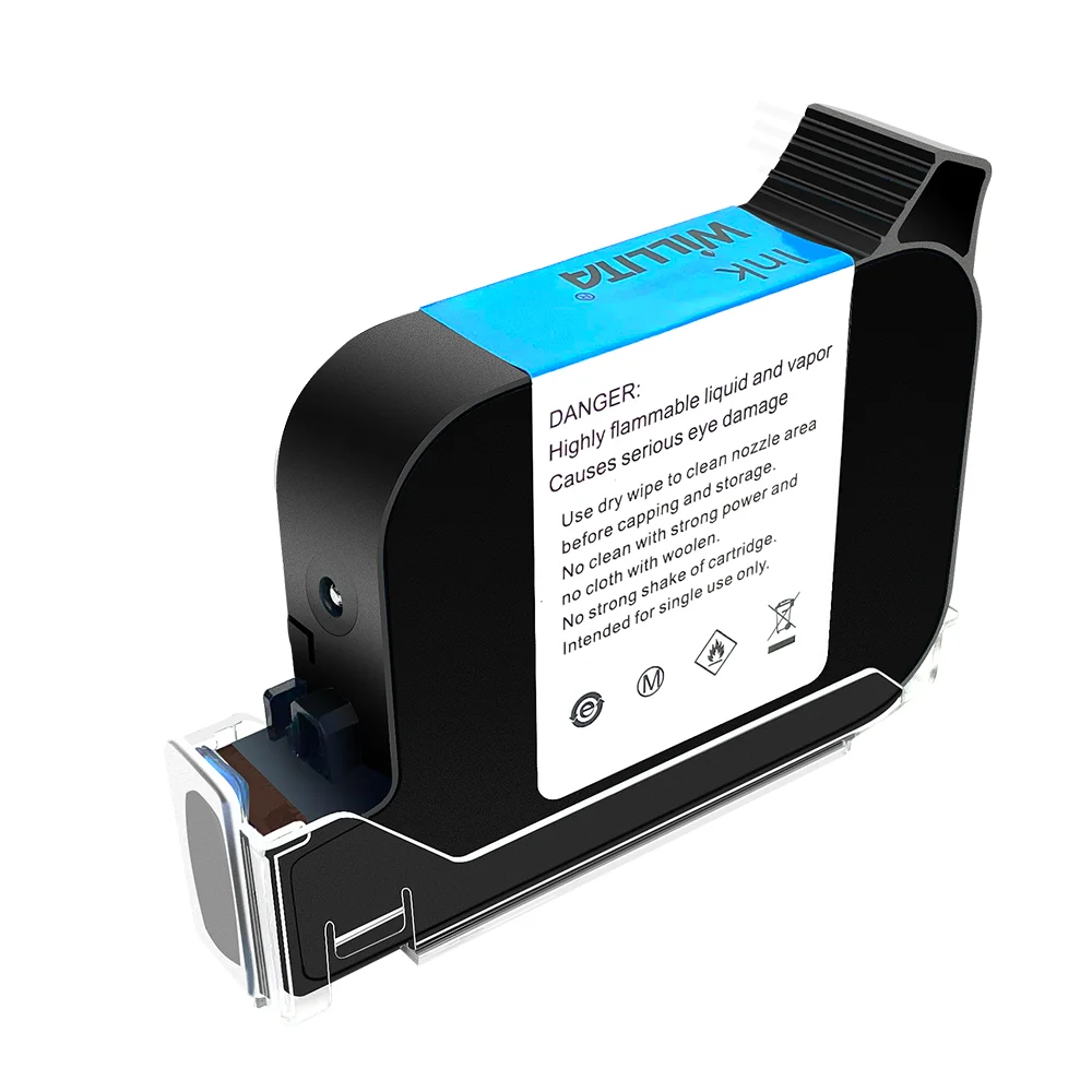 

Willita new design with best price replacement ink cartridge for handheld and online inkjet printer