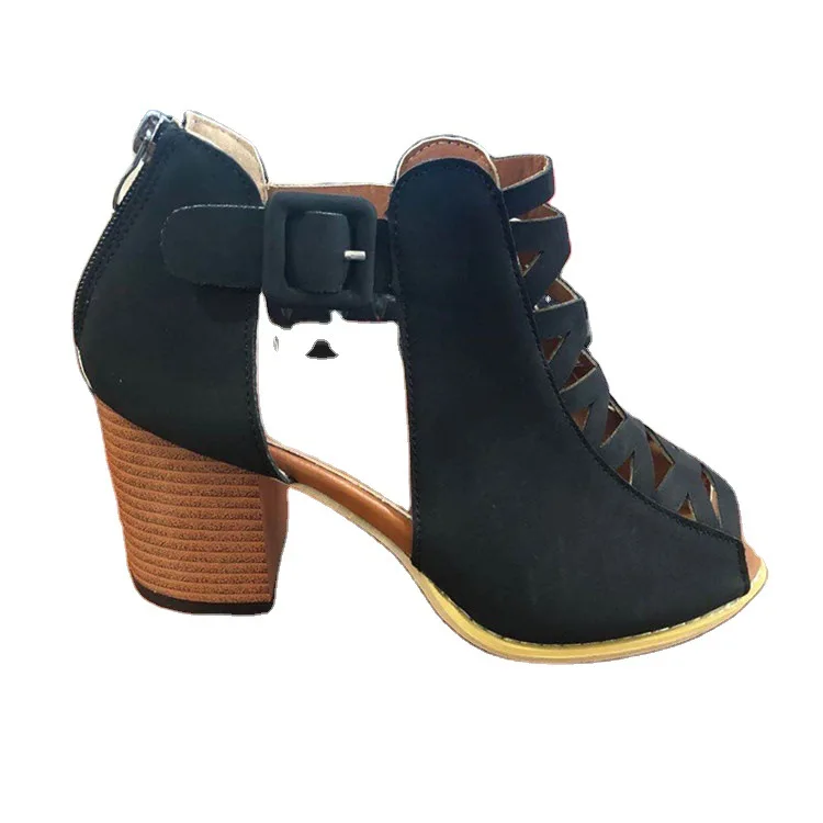

Newest design sandal women hollow sexy high heels spot sandals for women