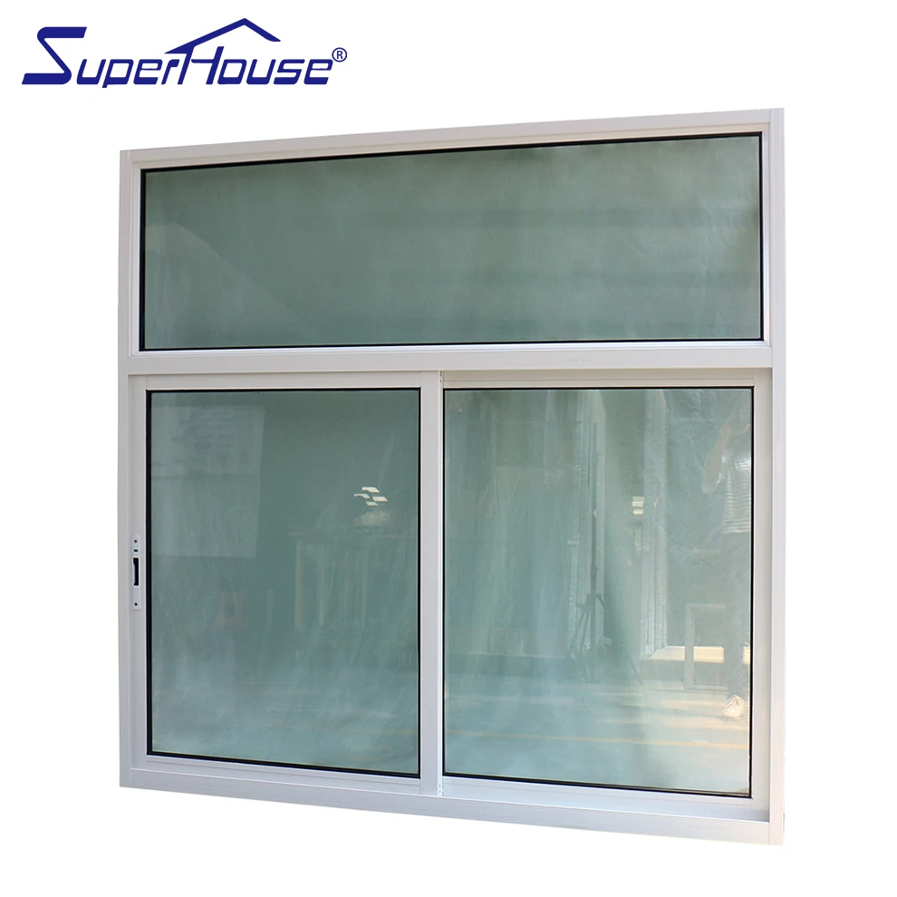 Customized aluminum sliding windows and fixed part with high quality meet Australia standard