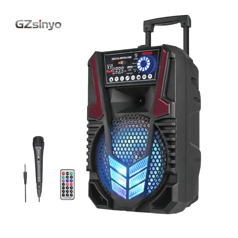 

8inch new private portable rechargeable battery amplifier speakers