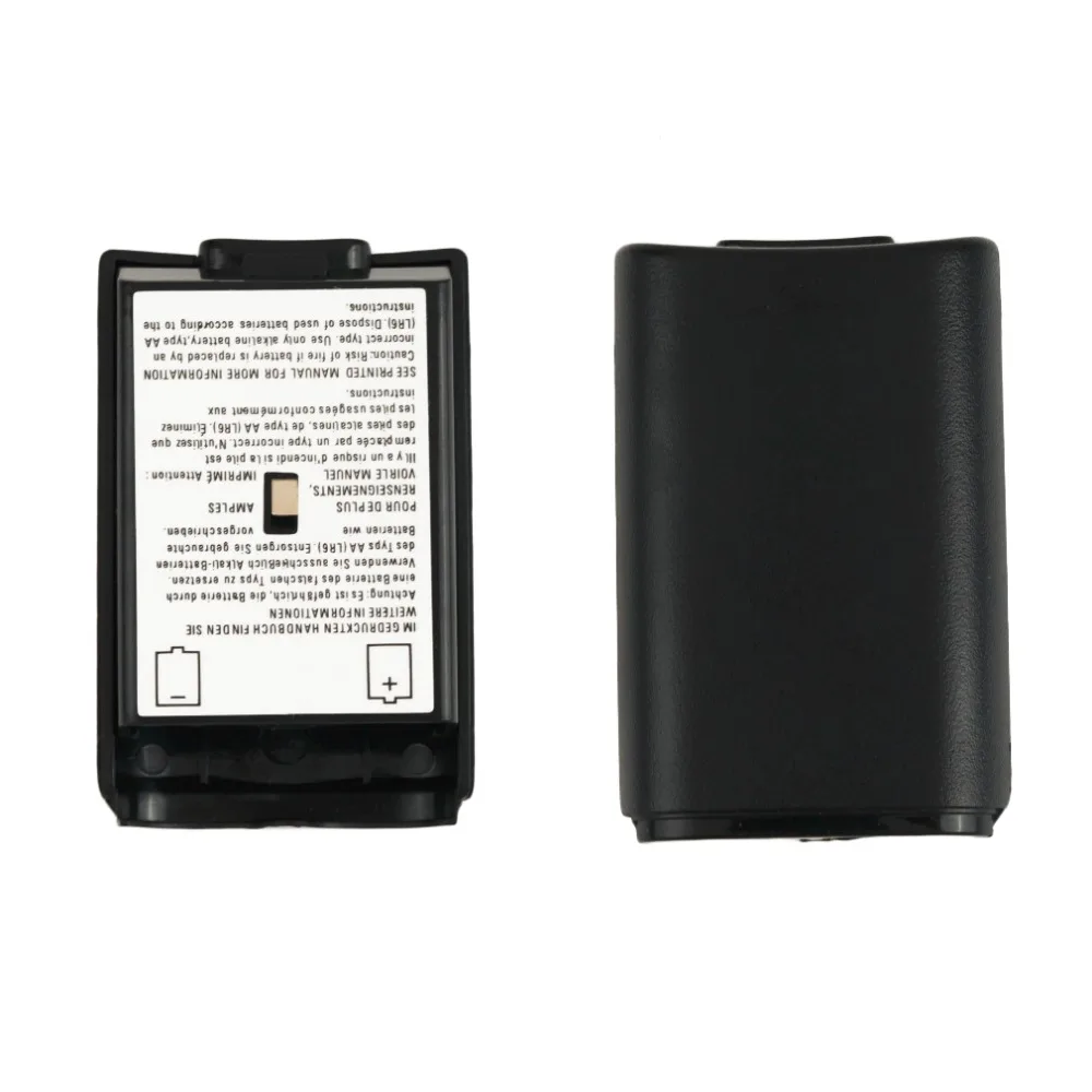 

Universal Battery Pack Shell Cover Kit For Xboxes 360 Wireless Controller Back For Xboxes 360 Battery Pack, Black white