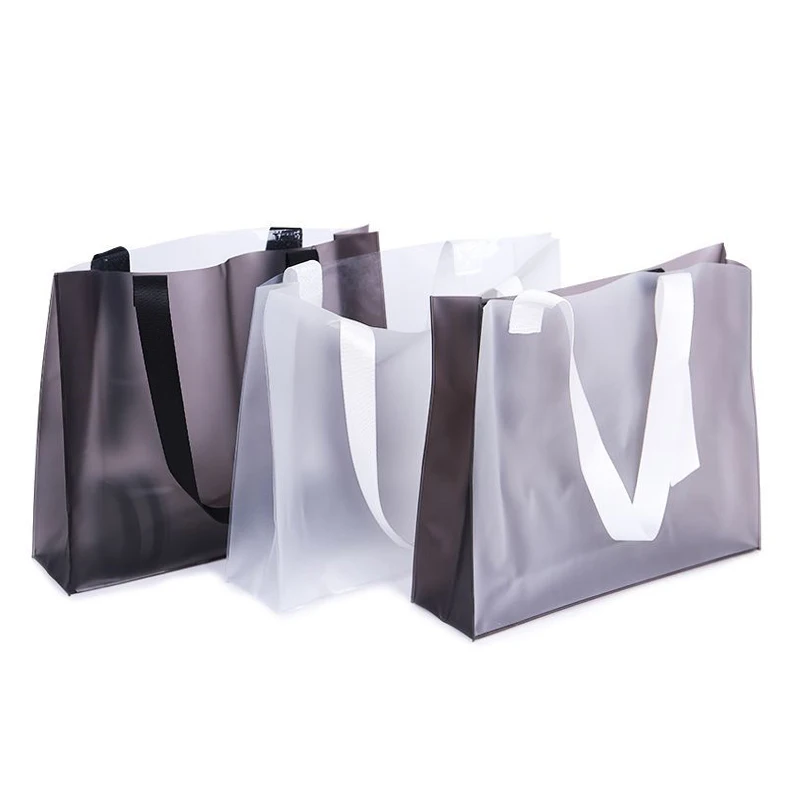 

Printing Transparent Tote Bag For Women See Through Shopping Bag Plastic Clear PVC Beach Handbags