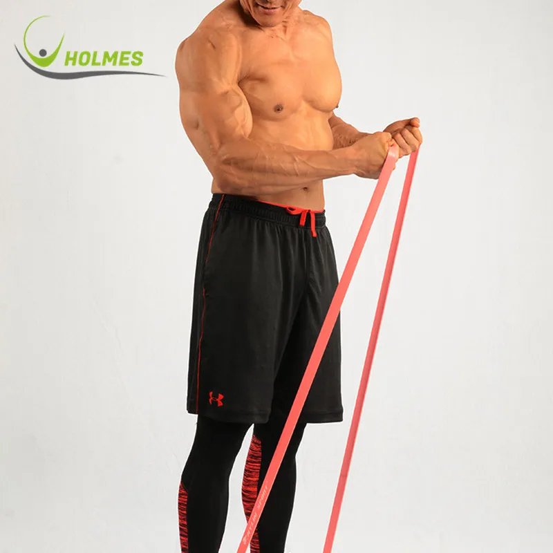 

High quality exercise 1 pcs large heavy loop band gym training resistance, Pink/purple/custom