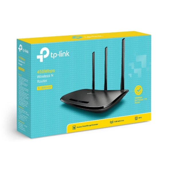 

English firmware TP LINK TL-WR940N 450M WiFi Wireless router Home Routers Repeater Network TPLINK router, Black