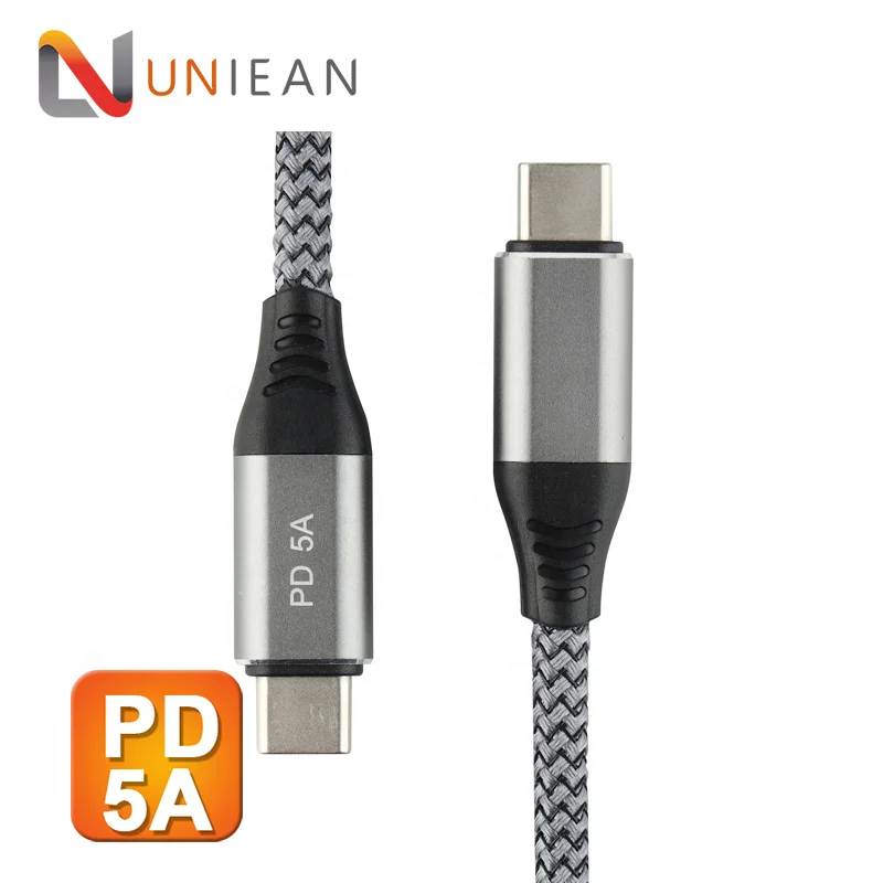 

20V5A 100W W/Emarker Chip USB Wire Cable Multifunction USB Cable Type-c Fast Charge