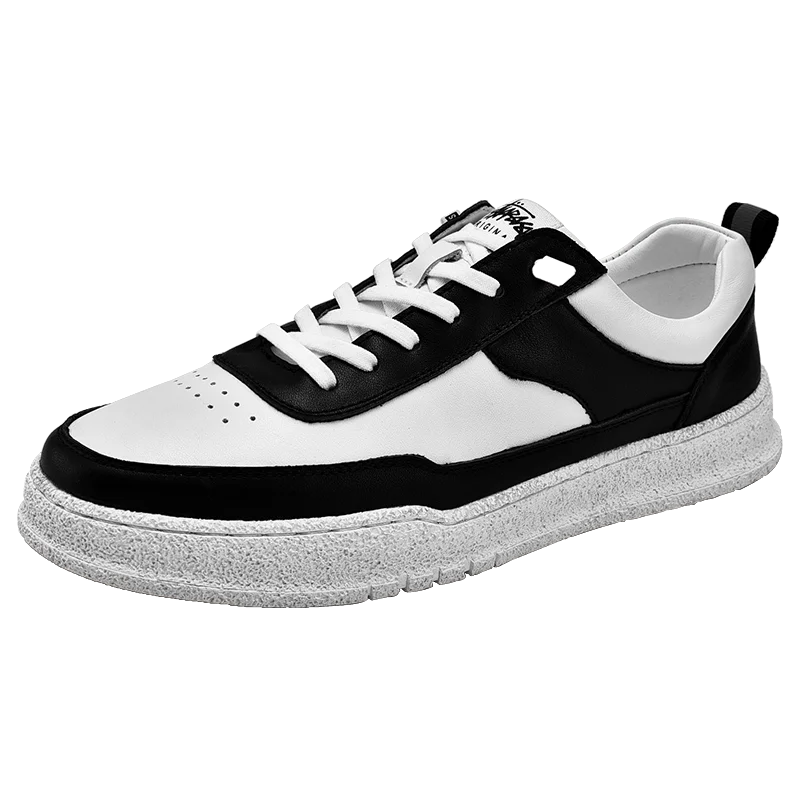 

New black and white panda shoes breathable thick bottom men sneaker casual white shoes