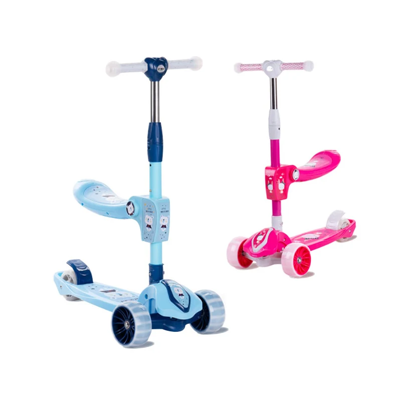 

Toddler Light Up 3-Wheels Kids Scooter, Buy Kick Baby Scooter, Sale Foldable Kids Scooter/