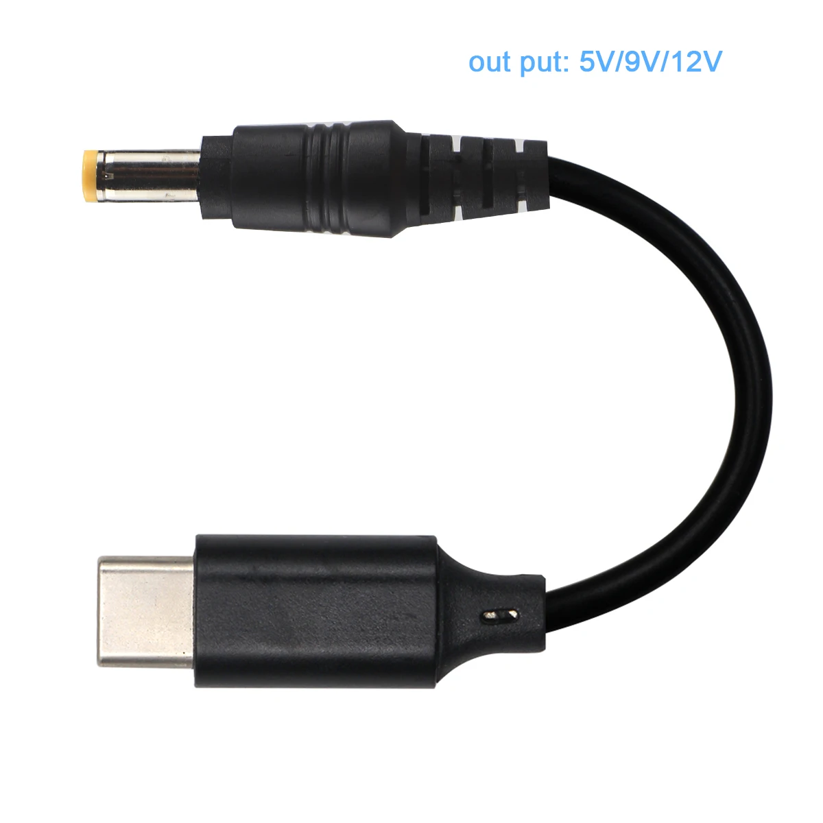 

Type-C to DC 5.5*2.1 PD charger cable 9V/12V fast charging cable for wifi router cable modem CCTV