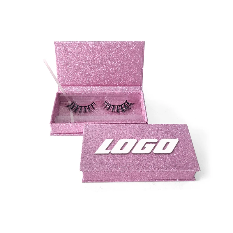 

Shuying SY empty unique custom rose gold pink glitter eyelash packaging box